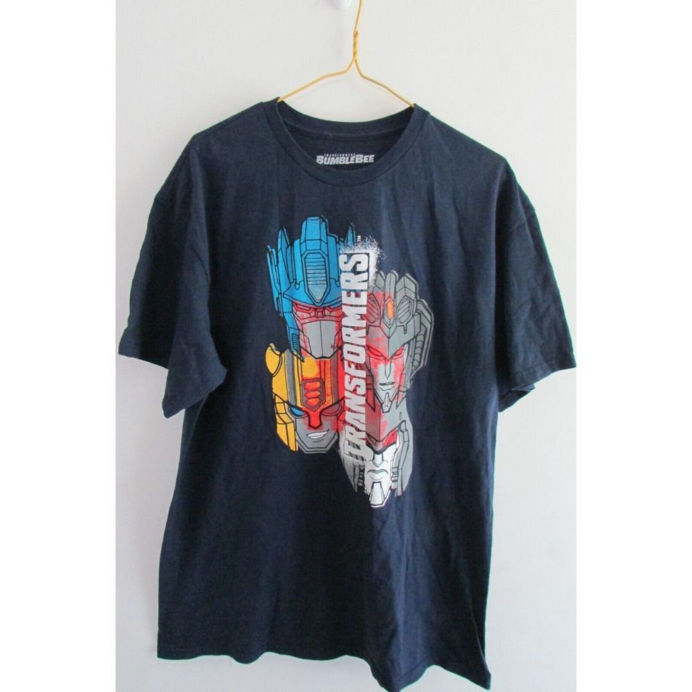 Transformers Bumblebee - Navy Blue T-Shirt   Size Large